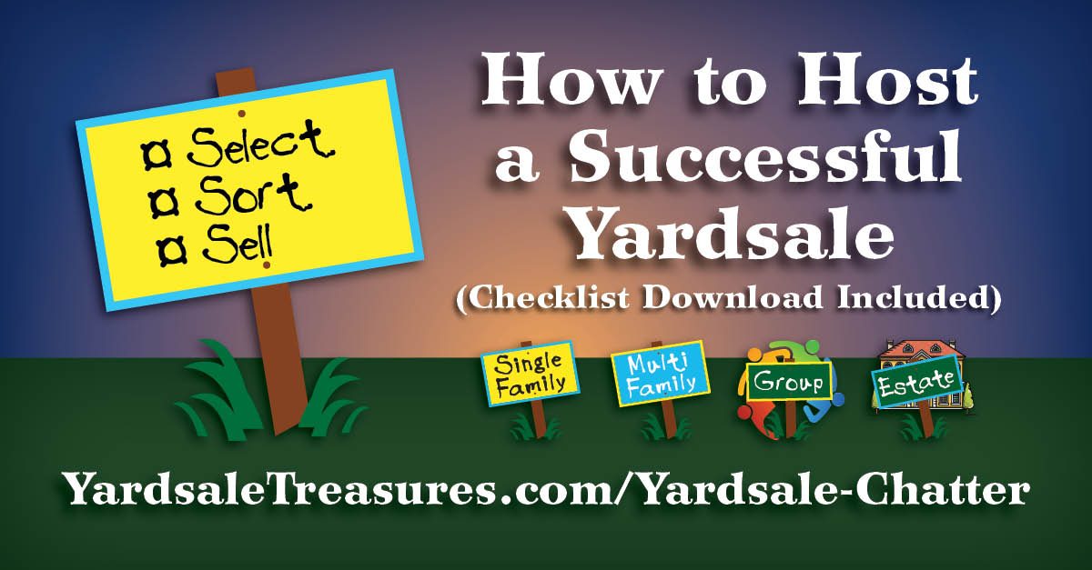 How to have a yard sale Yardsale Treasures